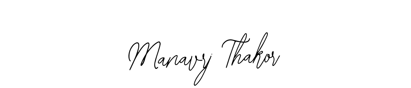 Create a beautiful signature design for name Manavrj Thakor. With this signature (Bearetta-2O07w) fonts, you can make a handwritten signature for free. Manavrj Thakor signature style 12 images and pictures png