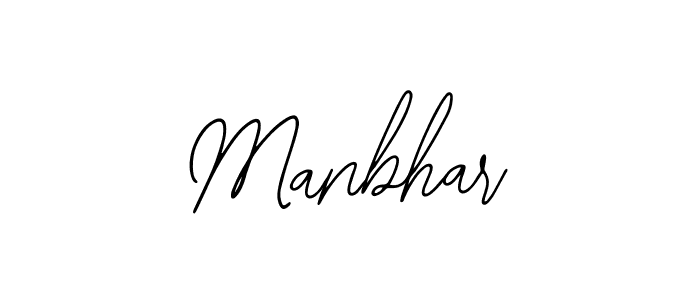 Make a beautiful signature design for name Manbhar. With this signature (Bearetta-2O07w) style, you can create a handwritten signature for free. Manbhar signature style 12 images and pictures png