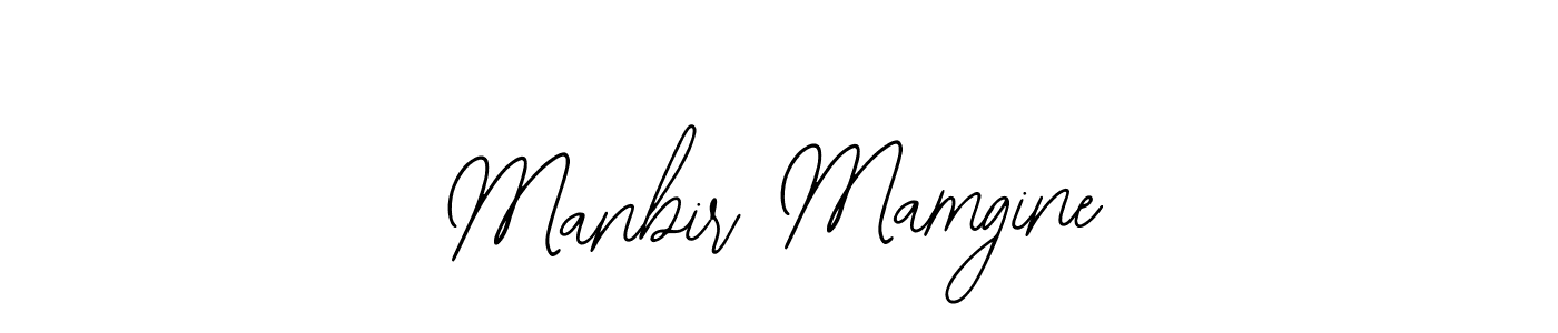 Make a beautiful signature design for name Manbir Mamgine. Use this online signature maker to create a handwritten signature for free. Manbir Mamgine signature style 12 images and pictures png