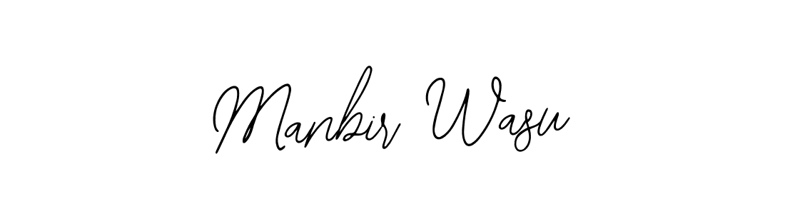 Make a beautiful signature design for name Manbir Wasu. Use this online signature maker to create a handwritten signature for free. Manbir Wasu signature style 12 images and pictures png