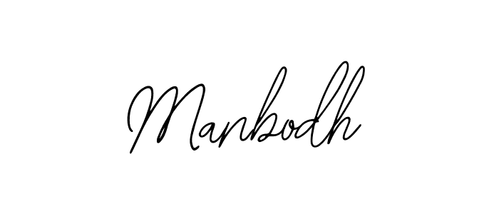 Manbodh stylish signature style. Best Handwritten Sign (Bearetta-2O07w) for my name. Handwritten Signature Collection Ideas for my name Manbodh. Manbodh signature style 12 images and pictures png