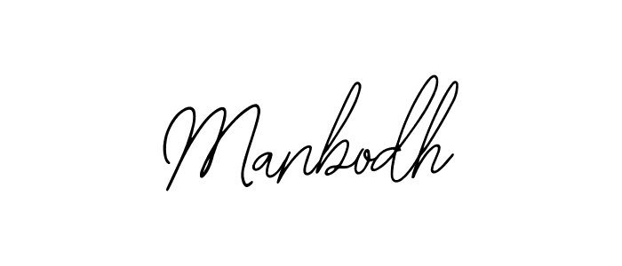 Manbodh stylish signature style. Best Handwritten Sign (Bearetta-2O07w) for my name. Handwritten Signature Collection Ideas for my name Manbodh. Manbodh signature style 12 images and pictures png