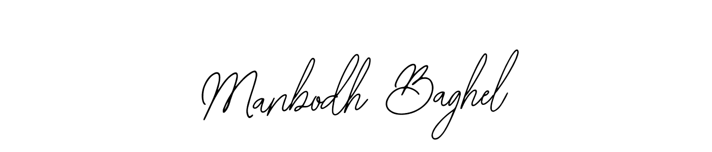 You can use this online signature creator to create a handwritten signature for the name Manbodh Baghel. This is the best online autograph maker. Manbodh Baghel signature style 12 images and pictures png