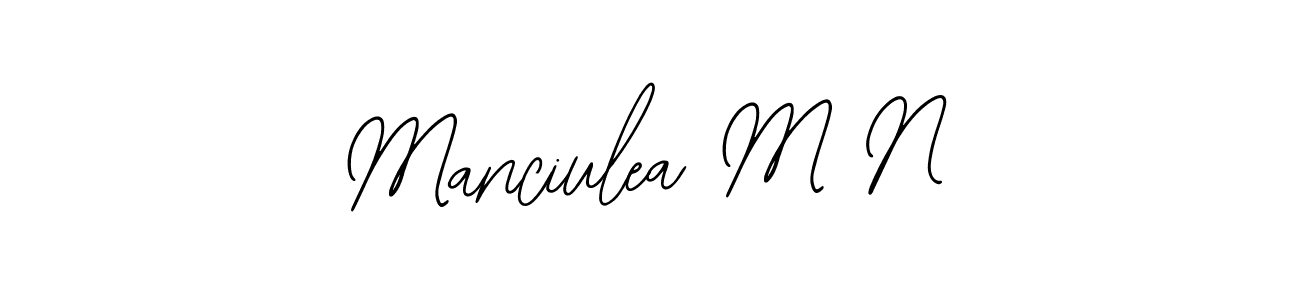 Also You can easily find your signature by using the search form. We will create Manciulea M N name handwritten signature images for you free of cost using Bearetta-2O07w sign style. Manciulea M N signature style 12 images and pictures png