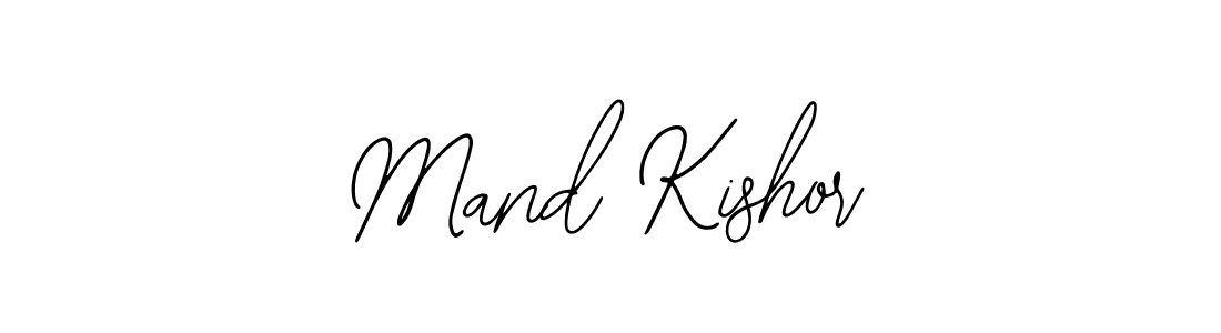 Bearetta-2O07w is a professional signature style that is perfect for those who want to add a touch of class to their signature. It is also a great choice for those who want to make their signature more unique. Get Mand Kishor name to fancy signature for free. Mand Kishor signature style 12 images and pictures png