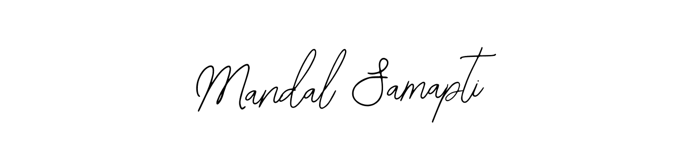 Once you've used our free online signature maker to create your best signature Bearetta-2O07w style, it's time to enjoy all of the benefits that Mandal Samapti name signing documents. Mandal Samapti signature style 12 images and pictures png