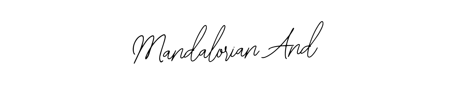 It looks lik you need a new signature style for name Mandalorian And. Design unique handwritten (Bearetta-2O07w) signature with our free signature maker in just a few clicks. Mandalorian And signature style 12 images and pictures png