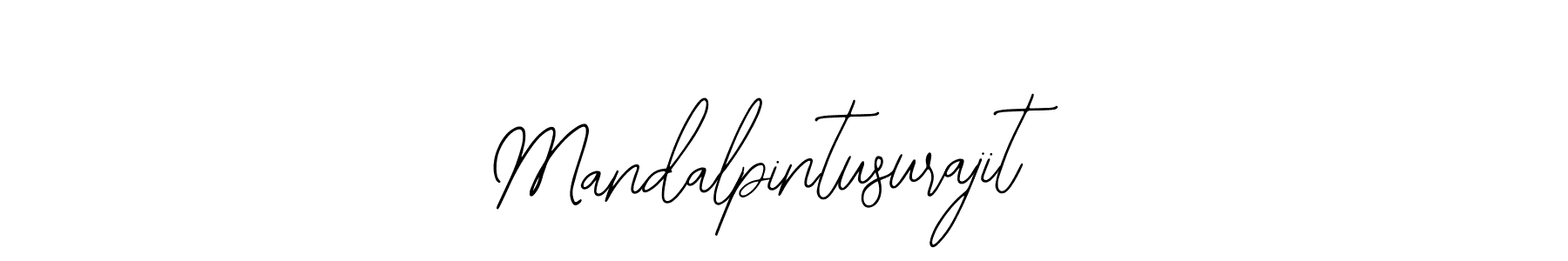 Design your own signature with our free online signature maker. With this signature software, you can create a handwritten (Bearetta-2O07w) signature for name Mandalpintusurajit. Mandalpintusurajit signature style 12 images and pictures png
