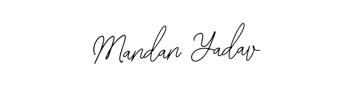 The best way (Bearetta-2O07w) to make a short signature is to pick only two or three words in your name. The name Mandan Yadav include a total of six letters. For converting this name. Mandan Yadav signature style 12 images and pictures png