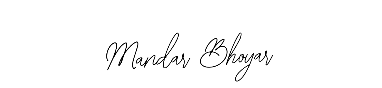 You should practise on your own different ways (Bearetta-2O07w) to write your name (Mandar Bhoyar) in signature. don't let someone else do it for you. Mandar Bhoyar signature style 12 images and pictures png