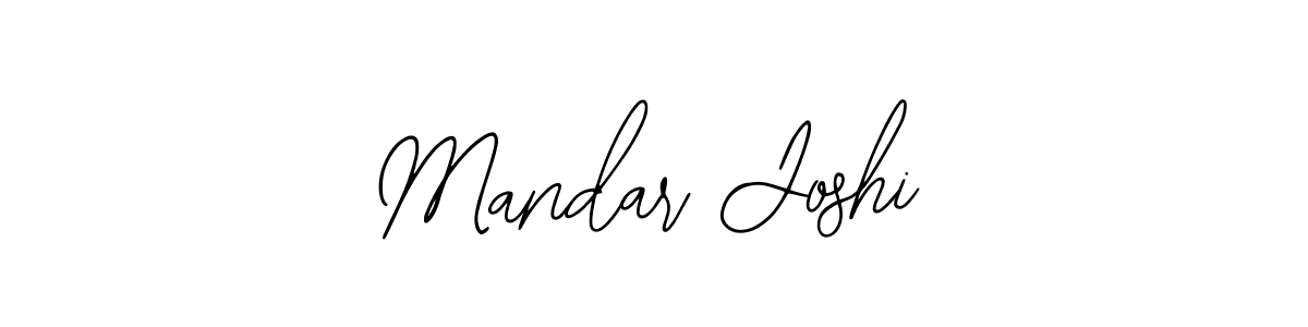 Use a signature maker to create a handwritten signature online. With this signature software, you can design (Bearetta-2O07w) your own signature for name Mandar Joshi. Mandar Joshi signature style 12 images and pictures png