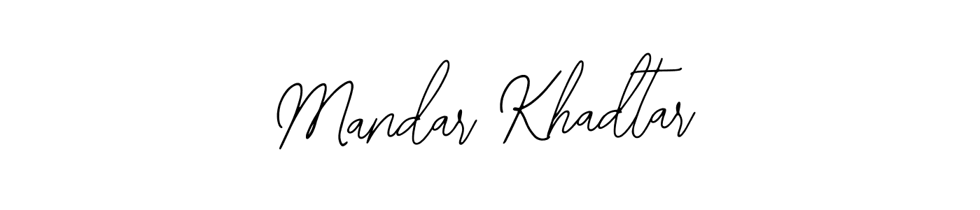 How to Draw Mandar Khadtar signature style? Bearetta-2O07w is a latest design signature styles for name Mandar Khadtar. Mandar Khadtar signature style 12 images and pictures png