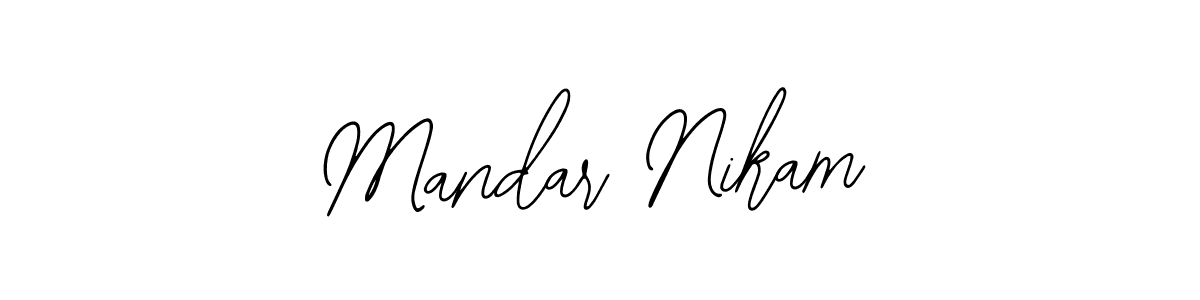 Design your own signature with our free online signature maker. With this signature software, you can create a handwritten (Bearetta-2O07w) signature for name Mandar Nikam. Mandar Nikam signature style 12 images and pictures png