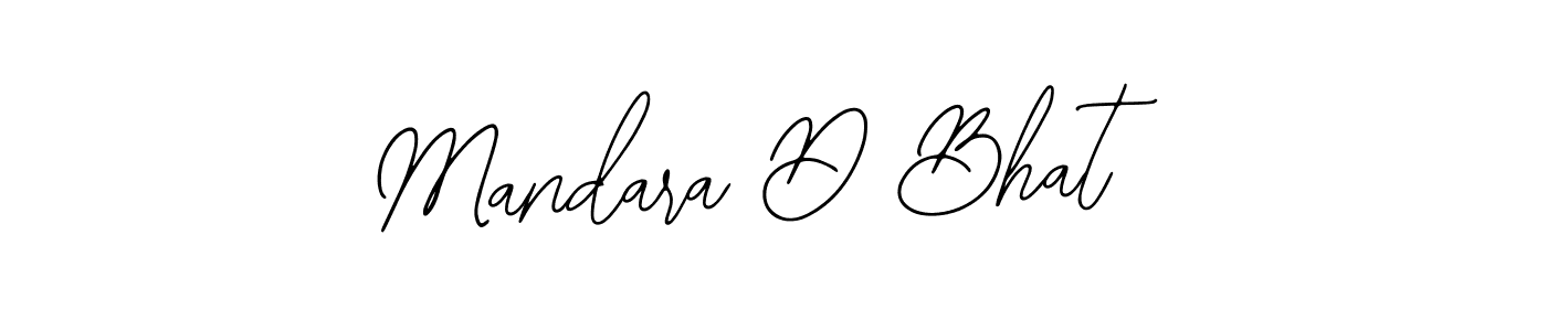 Mandara D Bhat stylish signature style. Best Handwritten Sign (Bearetta-2O07w) for my name. Handwritten Signature Collection Ideas for my name Mandara D Bhat. Mandara D Bhat signature style 12 images and pictures png