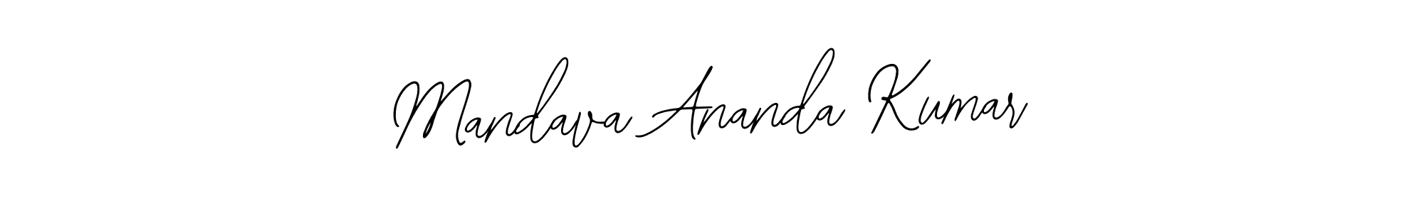 Also You can easily find your signature by using the search form. We will create Mandava Ananda Kumar name handwritten signature images for you free of cost using Bearetta-2O07w sign style. Mandava Ananda Kumar signature style 12 images and pictures png