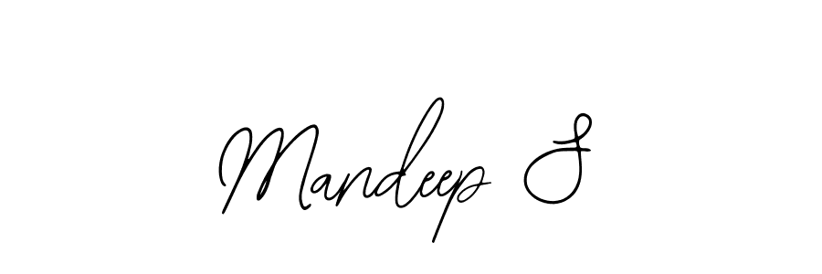 Make a beautiful signature design for name Mandeep S. Use this online signature maker to create a handwritten signature for free. Mandeep S signature style 12 images and pictures png