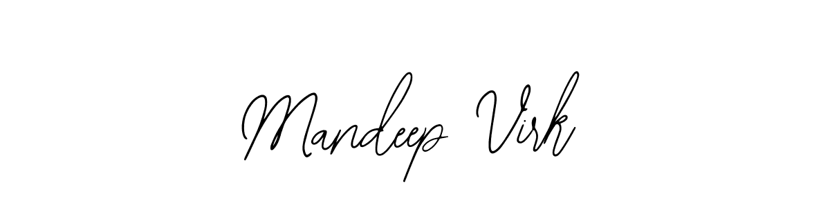 You should practise on your own different ways (Bearetta-2O07w) to write your name (Mandeep Virk) in signature. don't let someone else do it for you. Mandeep Virk signature style 12 images and pictures png