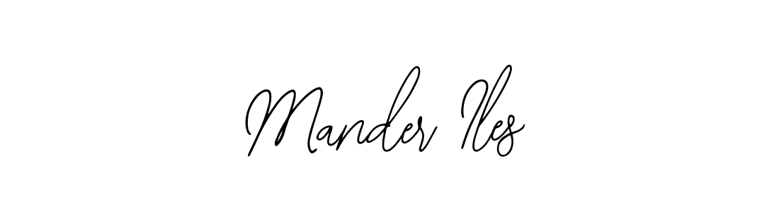 Make a beautiful signature design for name Mander Iles. With this signature (Bearetta-2O07w) style, you can create a handwritten signature for free. Mander Iles signature style 12 images and pictures png