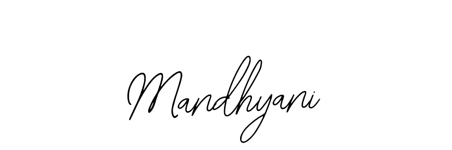You should practise on your own different ways (Bearetta-2O07w) to write your name (Mandhyani) in signature. don't let someone else do it for you. Mandhyani signature style 12 images and pictures png