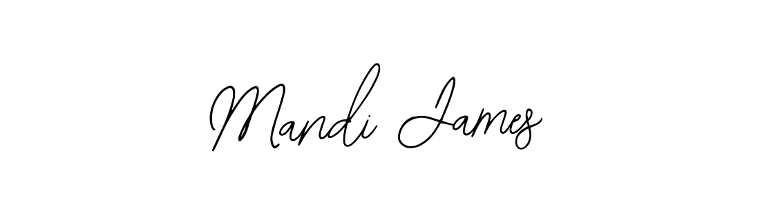 Mandi James stylish signature style. Best Handwritten Sign (Bearetta-2O07w) for my name. Handwritten Signature Collection Ideas for my name Mandi James. Mandi James signature style 12 images and pictures png