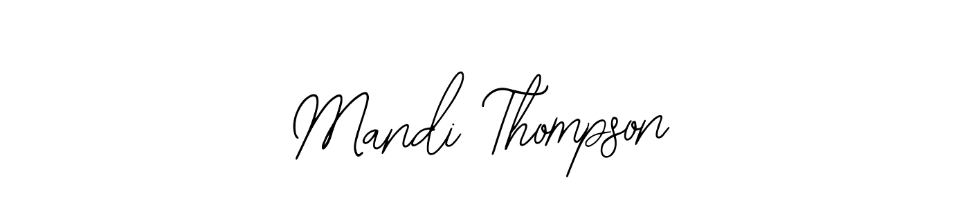 Similarly Bearetta-2O07w is the best handwritten signature design. Signature creator online .You can use it as an online autograph creator for name Mandi Thompson. Mandi Thompson signature style 12 images and pictures png