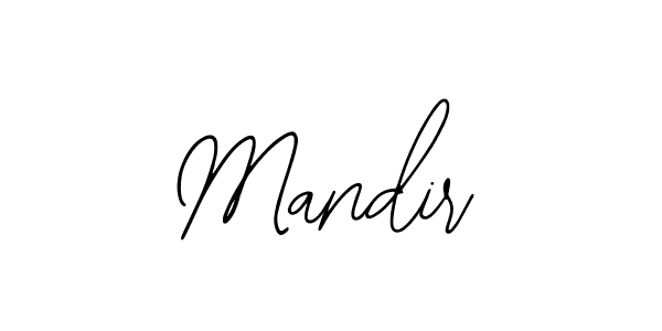 Use a signature maker to create a handwritten signature online. With this signature software, you can design (Bearetta-2O07w) your own signature for name Mandir. Mandir signature style 12 images and pictures png