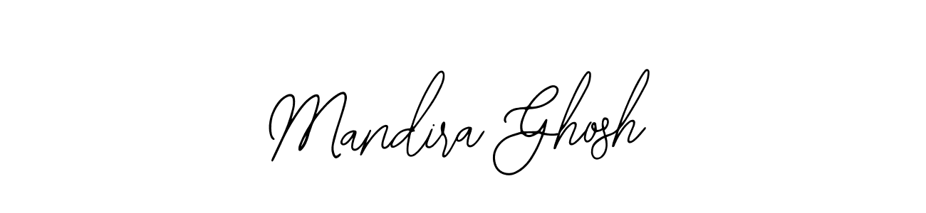 You should practise on your own different ways (Bearetta-2O07w) to write your name (Mandira Ghosh) in signature. don't let someone else do it for you. Mandira Ghosh signature style 12 images and pictures png