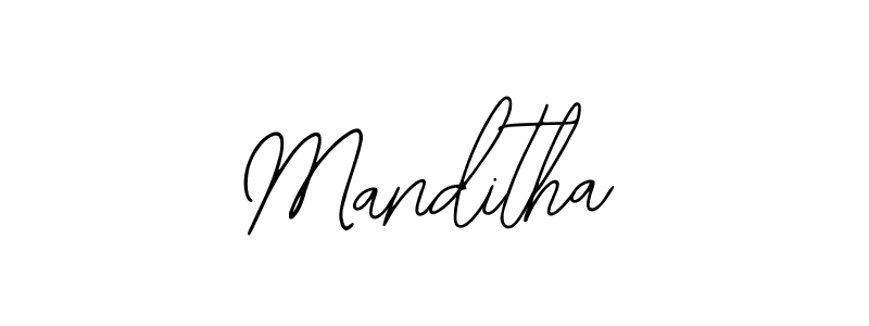 Make a beautiful signature design for name Manditha. With this signature (Bearetta-2O07w) style, you can create a handwritten signature for free. Manditha signature style 12 images and pictures png