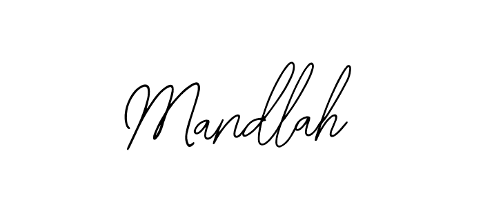 You should practise on your own different ways (Bearetta-2O07w) to write your name (Mandlah) in signature. don't let someone else do it for you. Mandlah signature style 12 images and pictures png