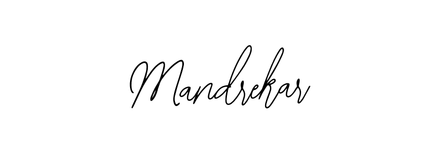 You should practise on your own different ways (Bearetta-2O07w) to write your name (Mandrekar) in signature. don't let someone else do it for you. Mandrekar signature style 12 images and pictures png