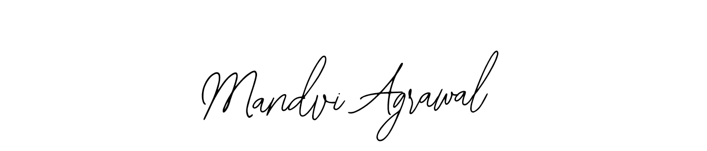 Design your own signature with our free online signature maker. With this signature software, you can create a handwritten (Bearetta-2O07w) signature for name Mandvi Agrawal. Mandvi Agrawal signature style 12 images and pictures png