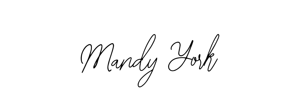 Mandy York stylish signature style. Best Handwritten Sign (Bearetta-2O07w) for my name. Handwritten Signature Collection Ideas for my name Mandy York. Mandy York signature style 12 images and pictures png