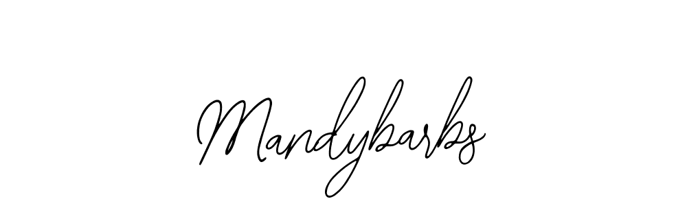 Use a signature maker to create a handwritten signature online. With this signature software, you can design (Bearetta-2O07w) your own signature for name Mandybarbs. Mandybarbs signature style 12 images and pictures png