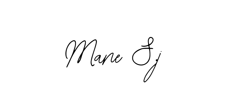 Also we have Mane S.j name is the best signature style. Create professional handwritten signature collection using Bearetta-2O07w autograph style. Mane S.j signature style 12 images and pictures png