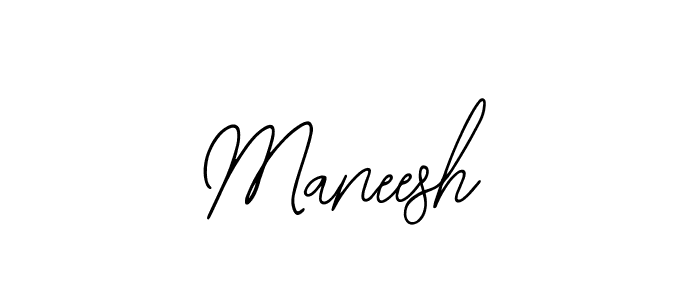 How to make Maneesh name signature. Use Bearetta-2O07w style for creating short signs online. This is the latest handwritten sign. Maneesh signature style 12 images and pictures png