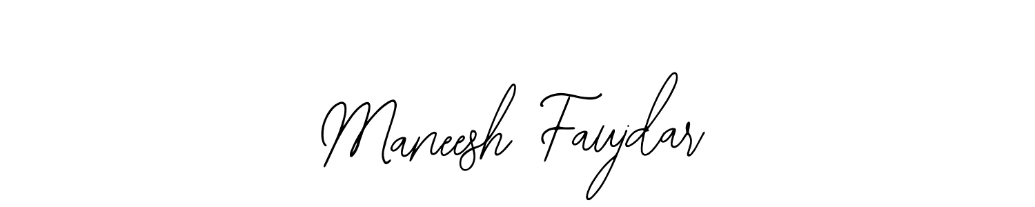 Make a beautiful signature design for name Maneesh Faujdar. With this signature (Bearetta-2O07w) style, you can create a handwritten signature for free. Maneesh Faujdar signature style 12 images and pictures png