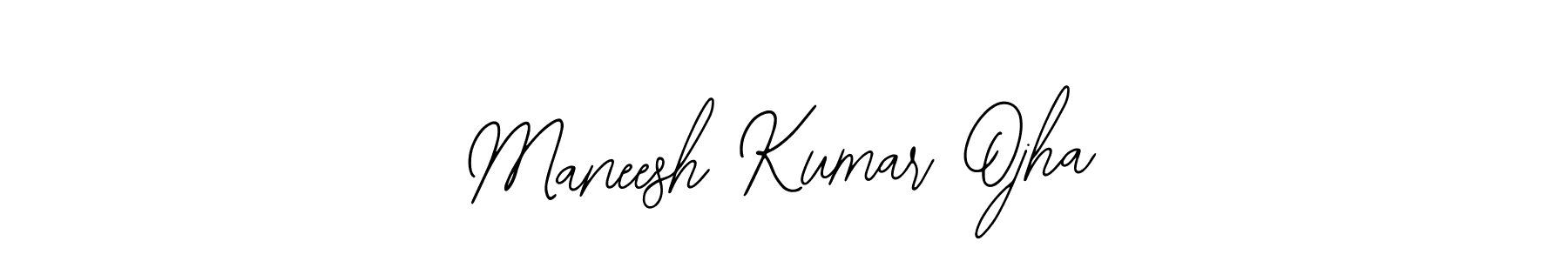 You should practise on your own different ways (Bearetta-2O07w) to write your name (Maneesh Kumar Ojha) in signature. don't let someone else do it for you. Maneesh Kumar Ojha signature style 12 images and pictures png