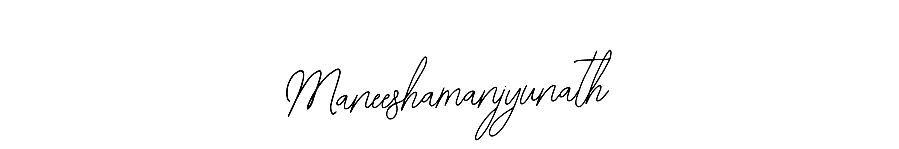 Use a signature maker to create a handwritten signature online. With this signature software, you can design (Bearetta-2O07w) your own signature for name Maneeshamanjyunath. Maneeshamanjyunath signature style 12 images and pictures png