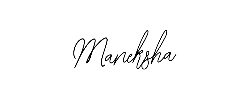 Create a beautiful signature design for name Maneksha. With this signature (Bearetta-2O07w) fonts, you can make a handwritten signature for free. Maneksha signature style 12 images and pictures png