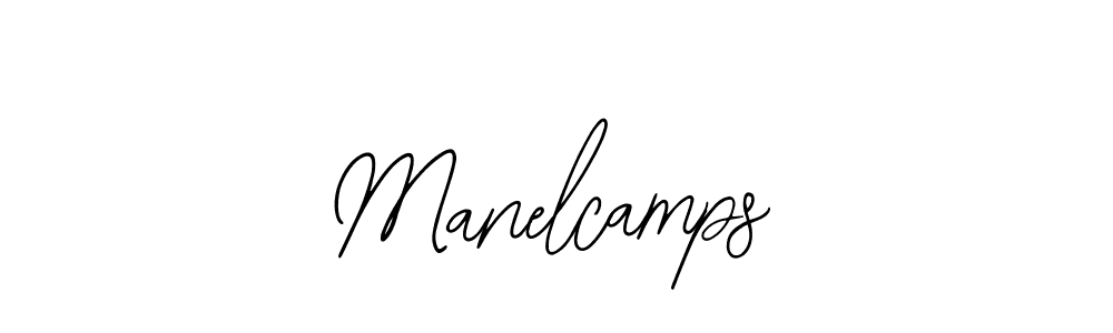 if you are searching for the best signature style for your name Manelcamps. so please give up your signature search. here we have designed multiple signature styles  using Bearetta-2O07w. Manelcamps signature style 12 images and pictures png