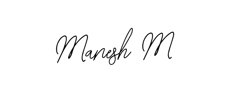 It looks lik you need a new signature style for name Manesh M. Design unique handwritten (Bearetta-2O07w) signature with our free signature maker in just a few clicks. Manesh M signature style 12 images and pictures png