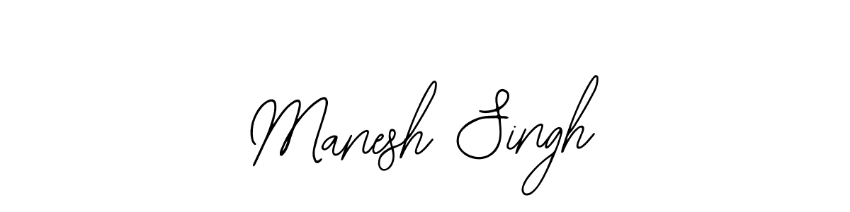 Manesh Singh stylish signature style. Best Handwritten Sign (Bearetta-2O07w) for my name. Handwritten Signature Collection Ideas for my name Manesh Singh. Manesh Singh signature style 12 images and pictures png