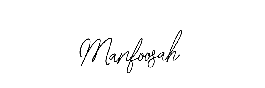 Manfoosah stylish signature style. Best Handwritten Sign (Bearetta-2O07w) for my name. Handwritten Signature Collection Ideas for my name Manfoosah. Manfoosah signature style 12 images and pictures png