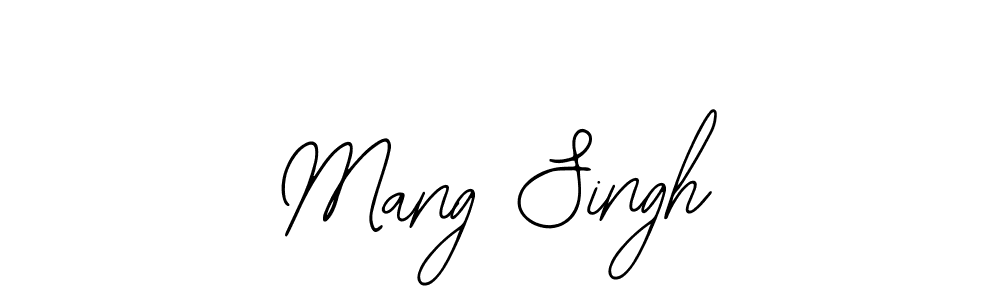 Bearetta-2O07w is a professional signature style that is perfect for those who want to add a touch of class to their signature. It is also a great choice for those who want to make their signature more unique. Get Mang Singh name to fancy signature for free. Mang Singh signature style 12 images and pictures png