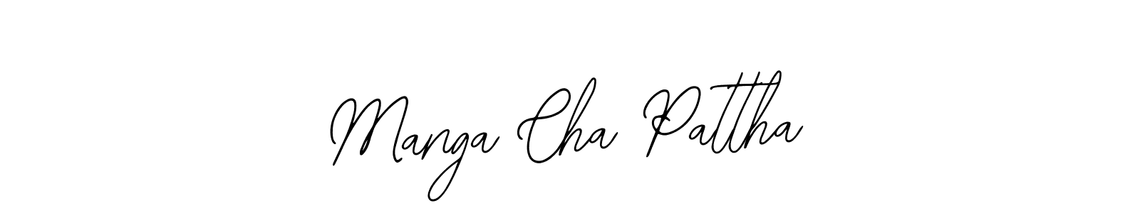 Make a beautiful signature design for name Manga Cha Pattha. With this signature (Bearetta-2O07w) style, you can create a handwritten signature for free. Manga Cha Pattha signature style 12 images and pictures png