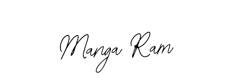 How to make Manga Ram name signature. Use Bearetta-2O07w style for creating short signs online. This is the latest handwritten sign. Manga Ram signature style 12 images and pictures png
