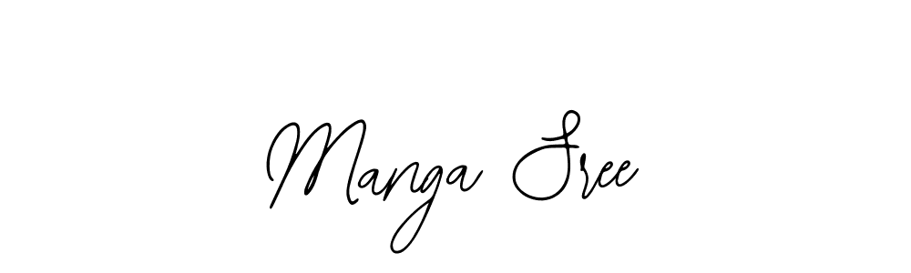 Bearetta-2O07w is a professional signature style that is perfect for those who want to add a touch of class to their signature. It is also a great choice for those who want to make their signature more unique. Get Manga Sree name to fancy signature for free. Manga Sree signature style 12 images and pictures png
