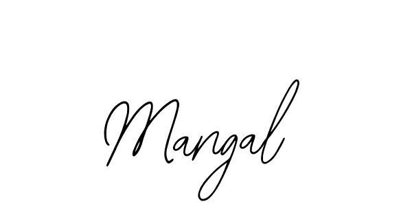 Design your own signature with our free online signature maker. With this signature software, you can create a handwritten (Bearetta-2O07w) signature for name Mangal. Mangal signature style 12 images and pictures png