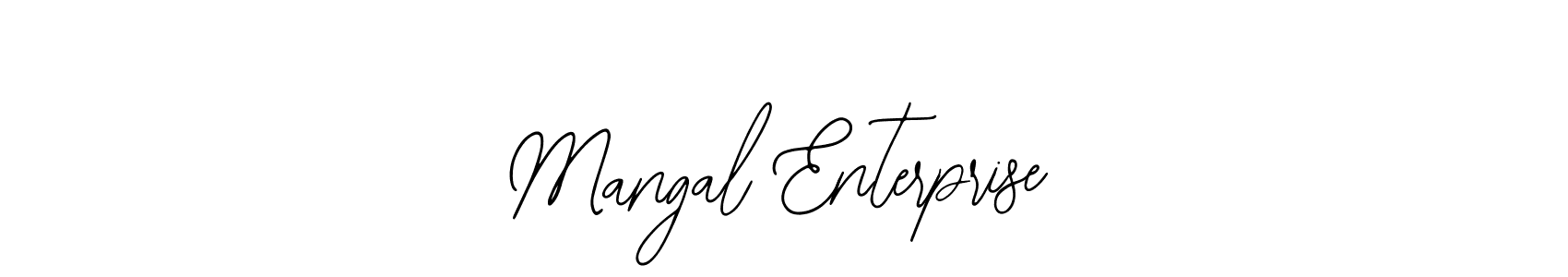 Mangal Enterprise stylish signature style. Best Handwritten Sign (Bearetta-2O07w) for my name. Handwritten Signature Collection Ideas for my name Mangal Enterprise. Mangal Enterprise signature style 12 images and pictures png