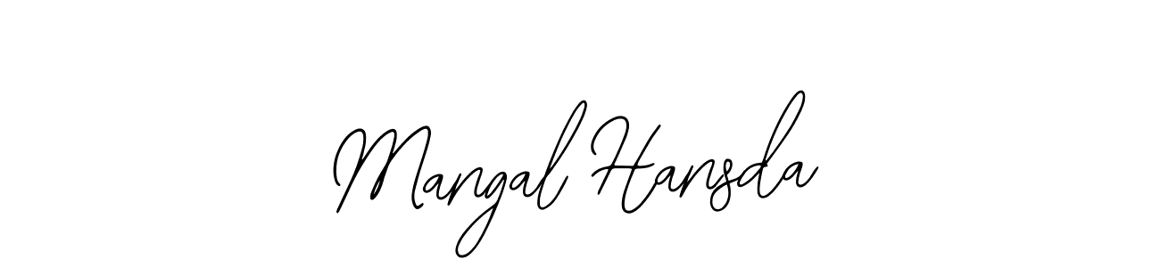 Make a short Mangal Hansda signature style. Manage your documents anywhere anytime using Bearetta-2O07w. Create and add eSignatures, submit forms, share and send files easily. Mangal Hansda signature style 12 images and pictures png